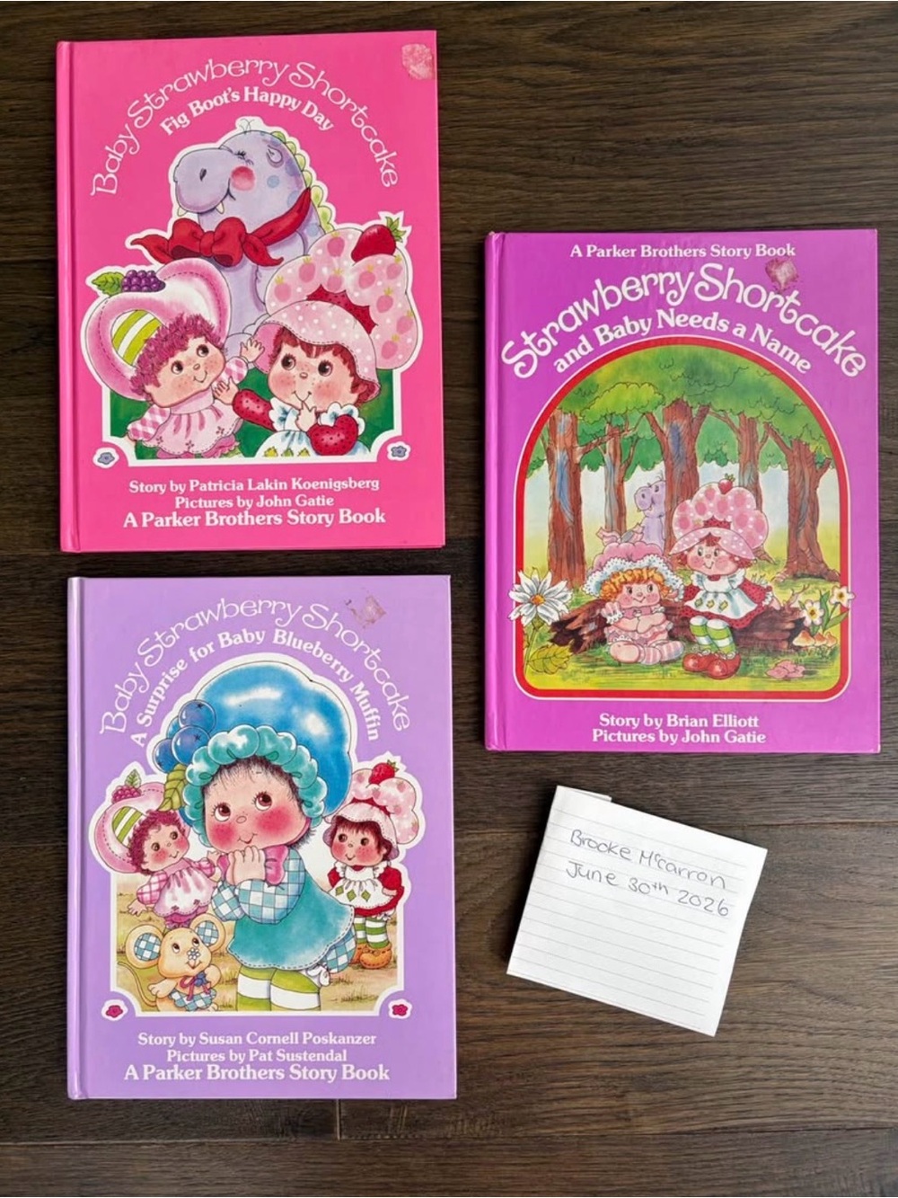 3 Vintage Strawberry Shortcake Books (1984)🍓